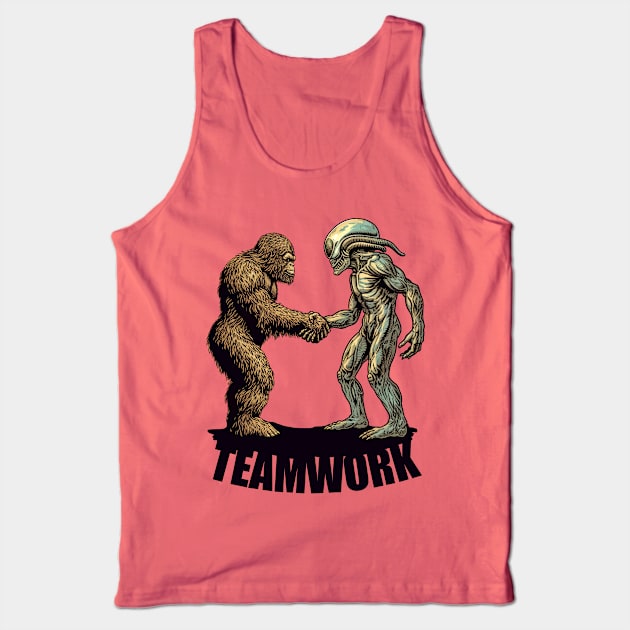 Teamwork Tank Top by Dead Is Not The End